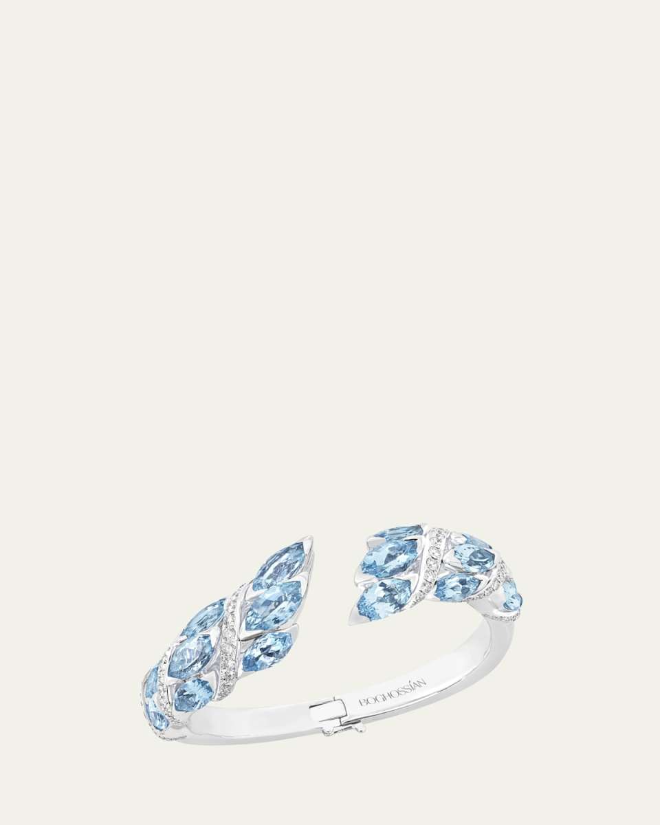 White Gold Palace Voyages Aquamarine Bracelet